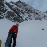 Simon Gietl beim Scherzen vor dem Einstieg der Route Hakuna Matata