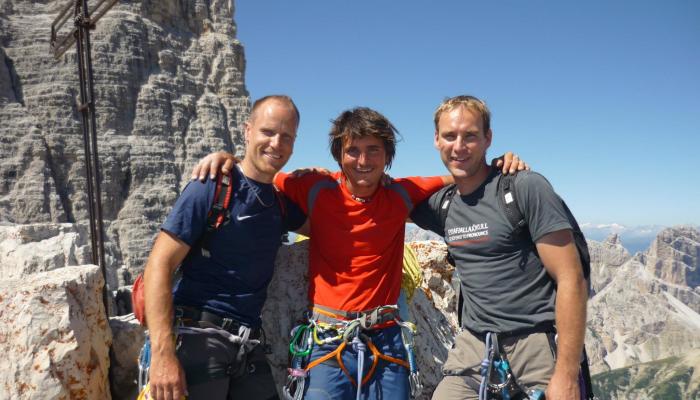 Kleine Zinne mit dem Schweizer Peter Herger und Simon Gietl